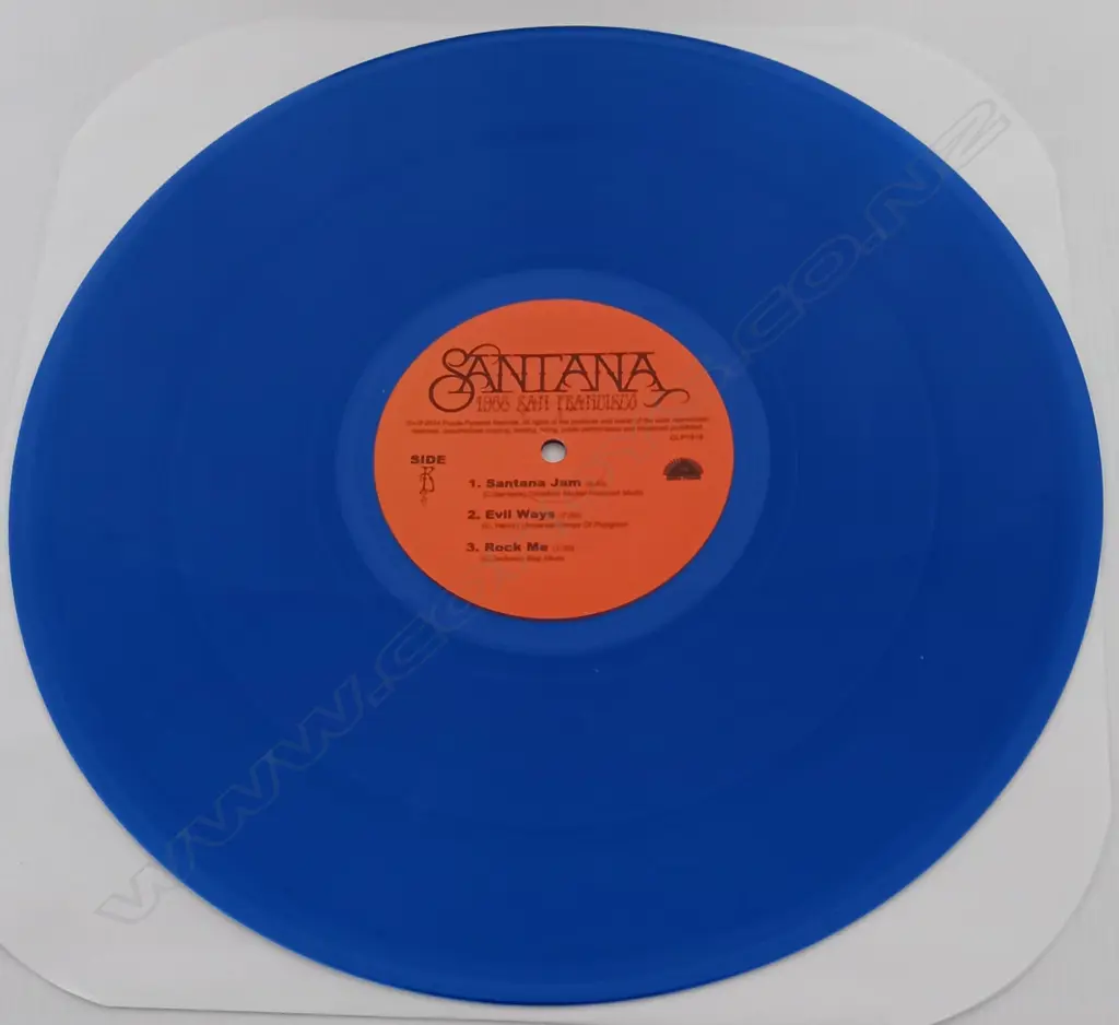 Santana, 1968 San Francisco (Blue vinyl) Image 1++